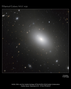 Galaktyka eliptyczna, źródło: NASA