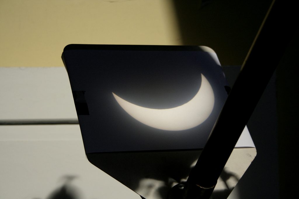 Częściowe zaćmienie Słońca w 2015r. - materiały archiwalne IOA UAM